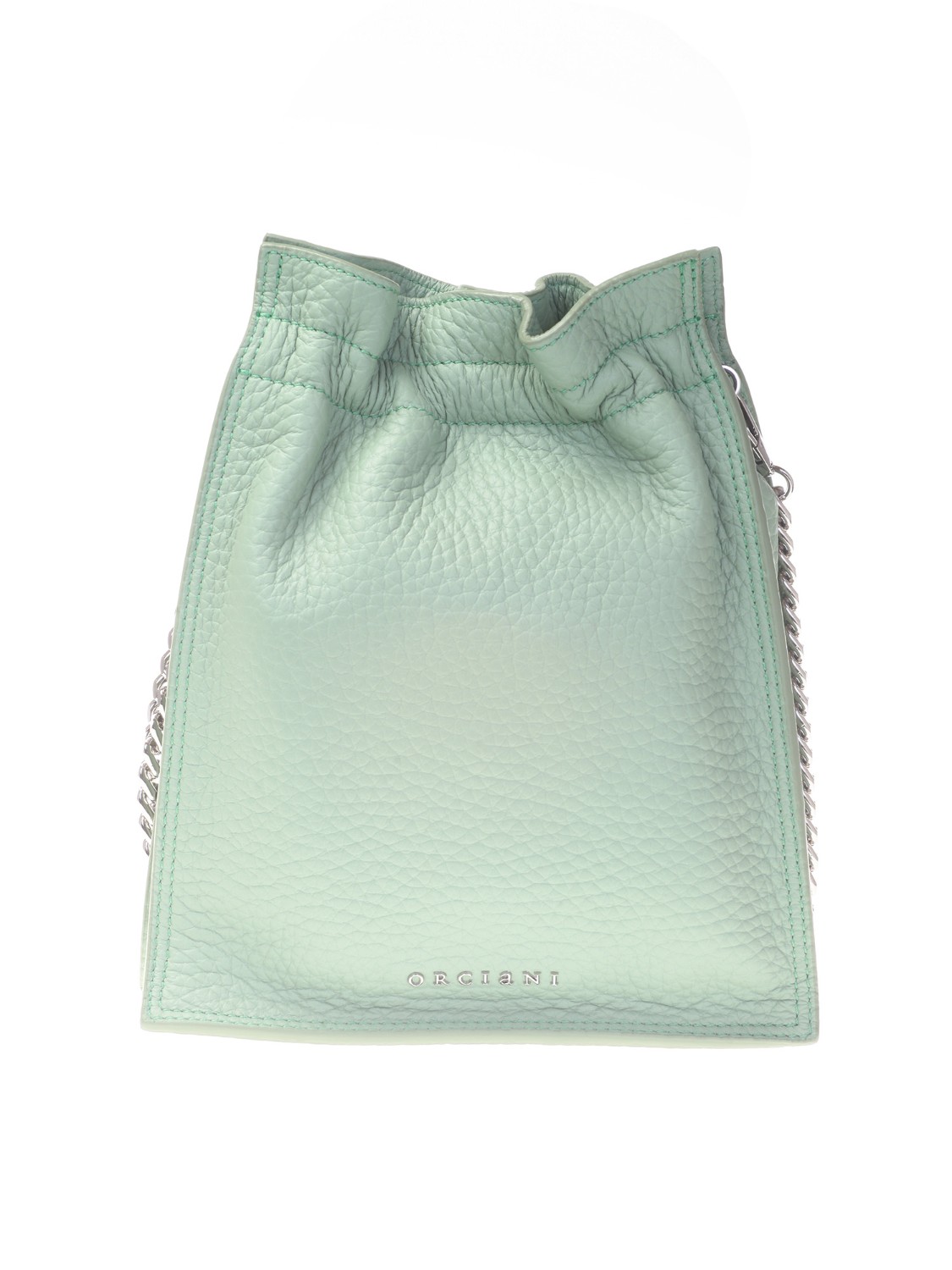 shop ORCIANI  Borsina: Orciani borsa a secchiello in pelle liscia, Petit Mini.
Chiusura a calamita con arricciatura.
Logo lettering sul davanti.
Tracolla a catena per uso crossbody.
Dettagli in metallo silver.
Dimensioni: larghezza: 20 cm altezza: 23.5 cm profondità: 4 cm.
Composizione: 100% pelle di vitello.
Fabbricato in Italia.. SD0170 SOF-MELA number 9981080